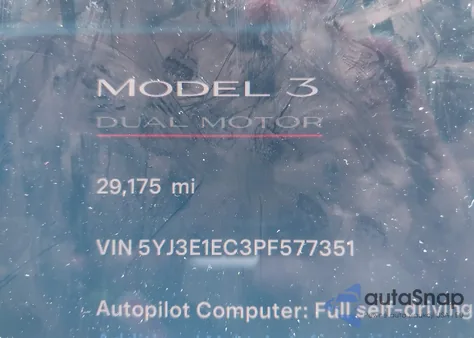 2023 Tesla Model 3 Performance Dual Motor All-Wheel Drive из США, поврежденный, VIN 5YJ3E1EC3PF577351